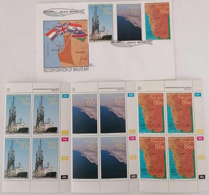 NAMIBIA  2.3 FDC + Control Blocks (3)
