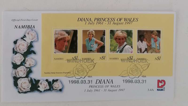 NAMIBIA 3.4A FDC