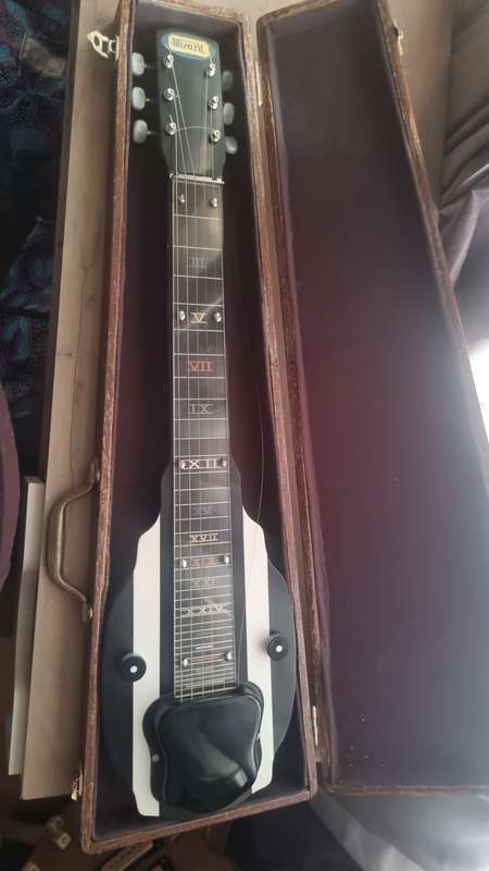 Wizzard lapsteel guitar with case