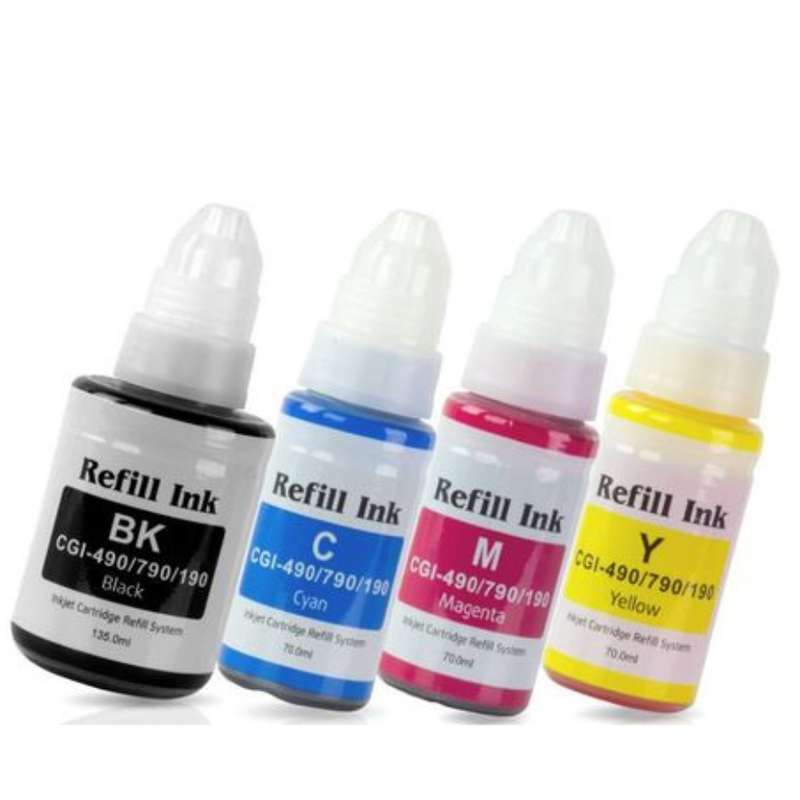 Canon GI-490 Compatible Value Pack Ink Bottles