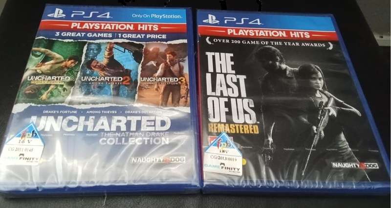 The Last Of Us & Uncharted Collection Combo PS4 Games