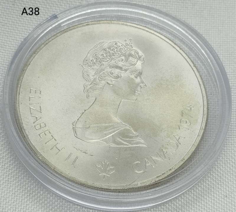 1976 Montreal Olympics - 5 dollars - Canada - .925 silver - in capsule