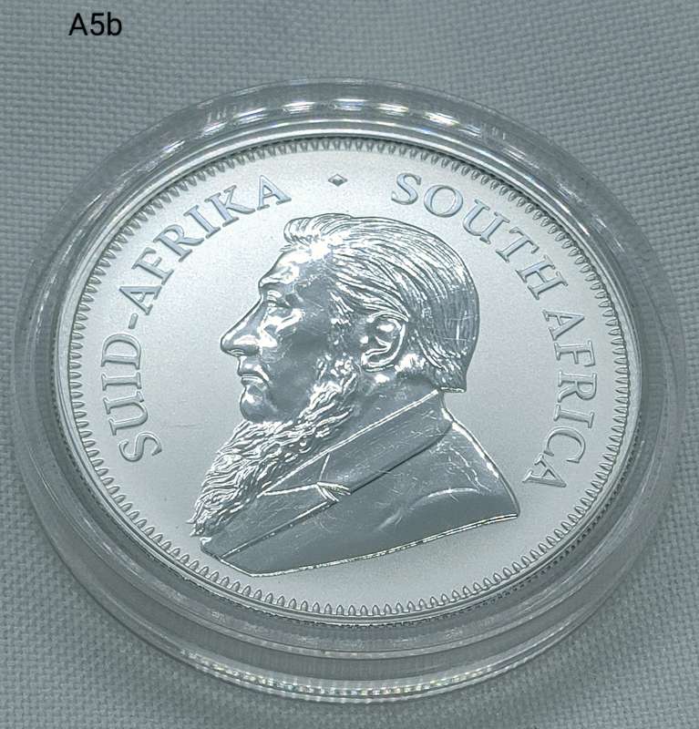 2017 Krugerrand - premier strike with 50 privy mark - 1 0z .999 silver - in pouch with COA