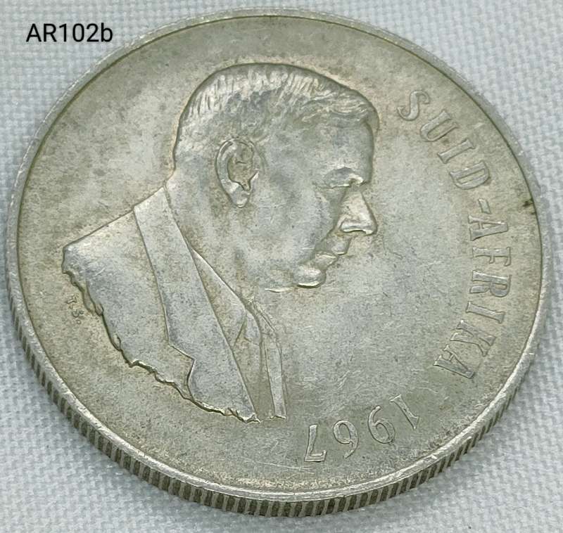 1967 RSA - R1 - .800 silver - proof in capsule