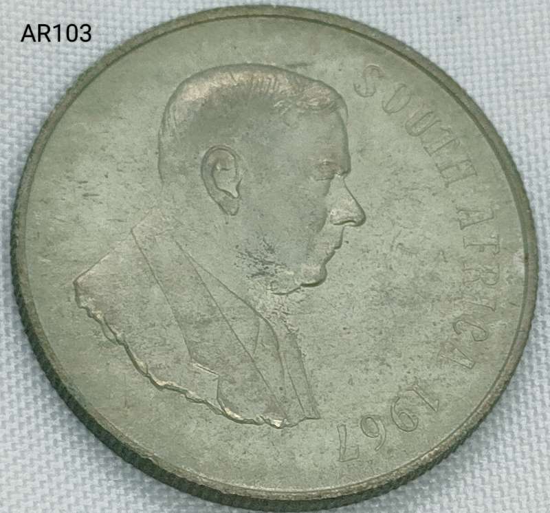1967 RSA - R1 - .800 silver - proof in capsule