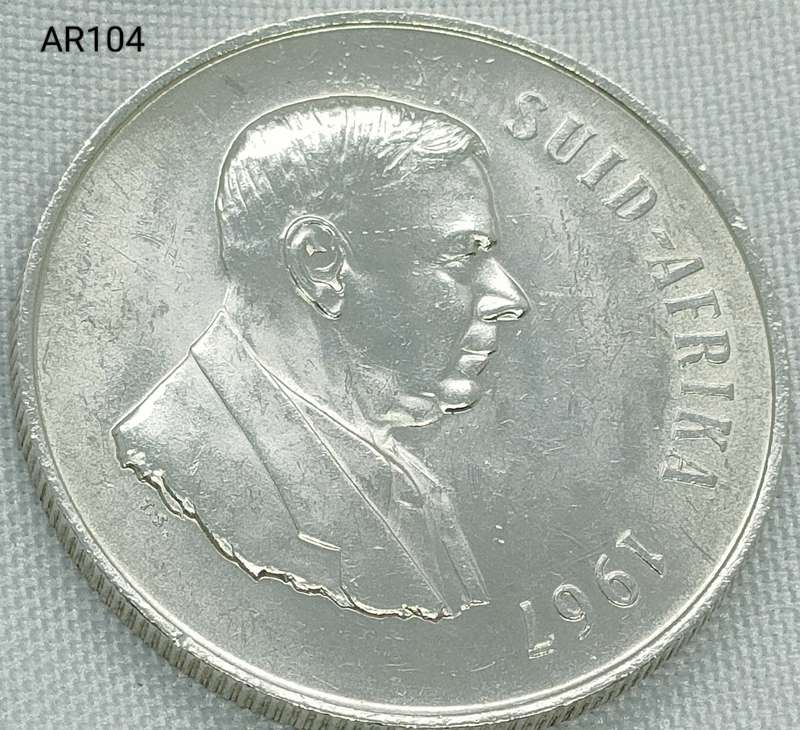 1967 RSA - R1 - .800 silver - proof in capsule