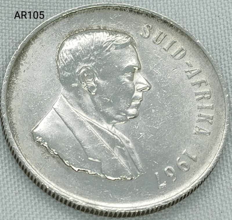 1967 RSA - R1 - .800 silver - proof in capsule