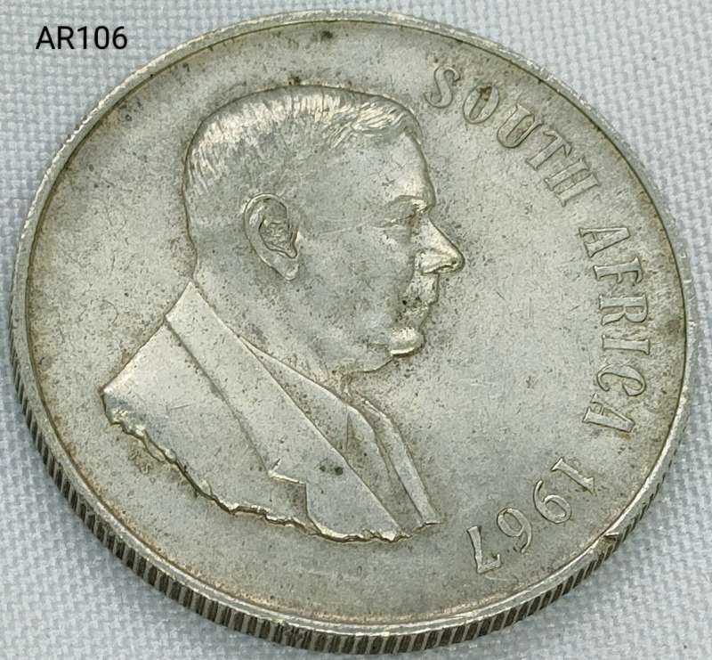 1967 RSA - R1 - .800 silver - proof in capsule