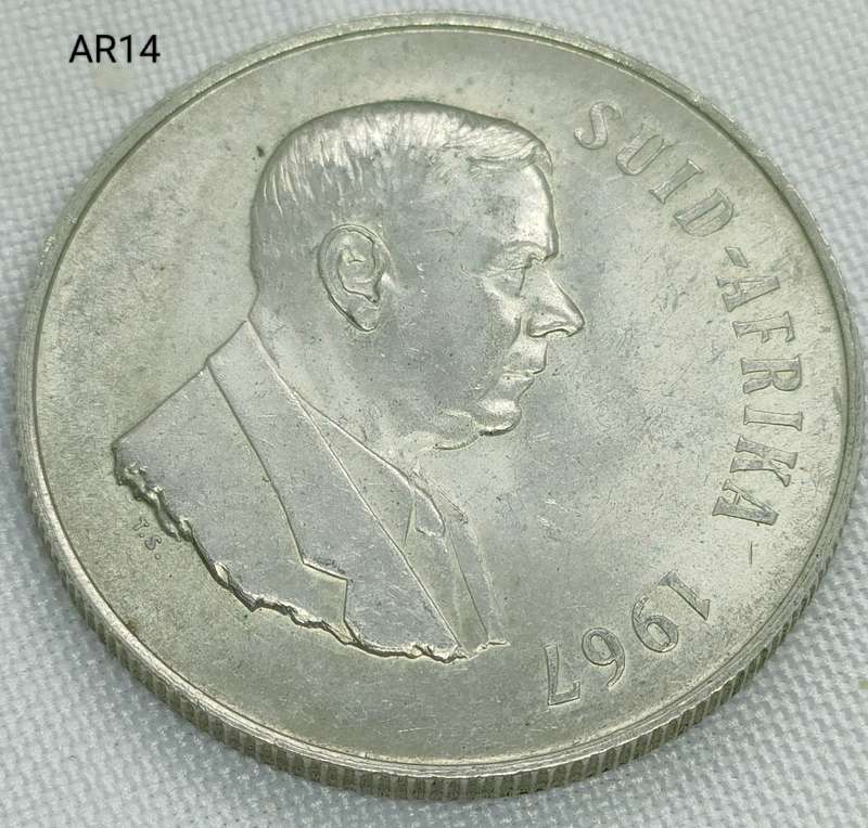 1967 RSA - R1 - .800 silver - in capsule