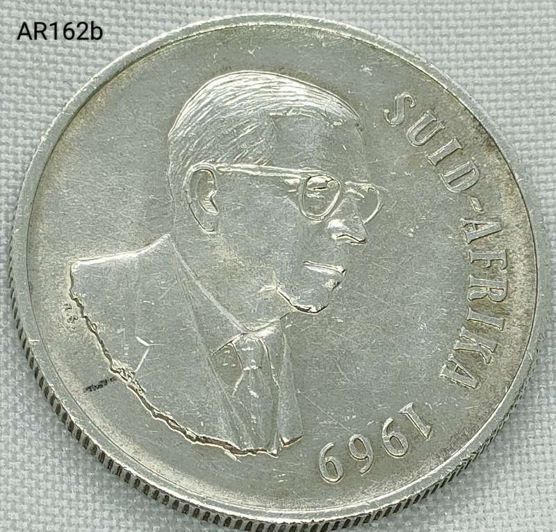 1969 RSA - R1 - .800 silver - in capsule