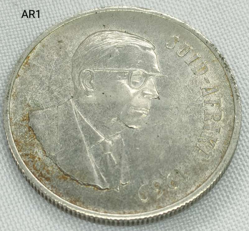 1969 RSA - R1 - .800 silver - in capsule