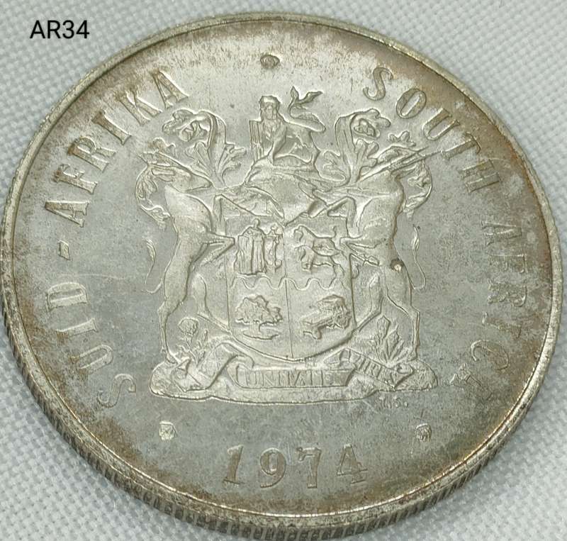 1974 RSA - R1 - .800 silver - proof in capsule