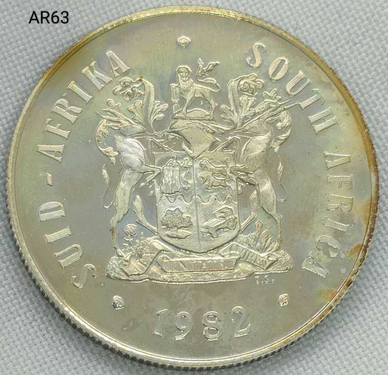 1982 RSA - R1 - .800 silver - proof in capsule