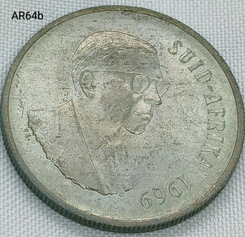 1969 RSA - R1 - .800 silver - proof in capsule