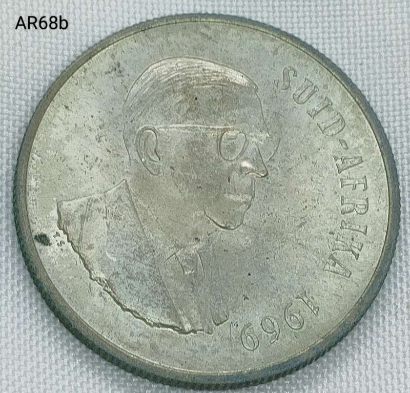 1969 RSA - R1 - .800 silver - proof in capsule