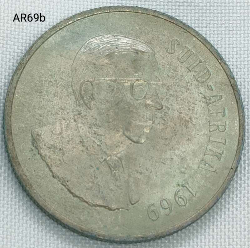 1969 RSA - R1 - .800 silver - proof in capsule