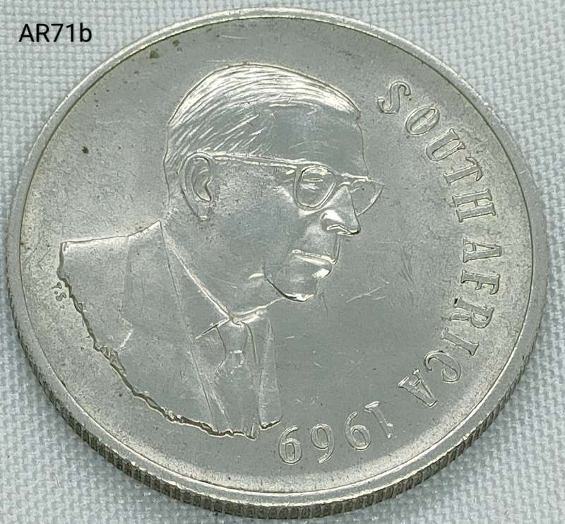 1969 RSA - R1 - .800 silver - proof in capsule