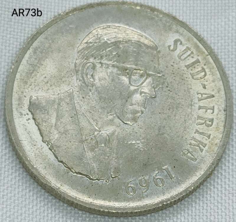 1969 RSA - R1 - .800 silver - proof in capsule