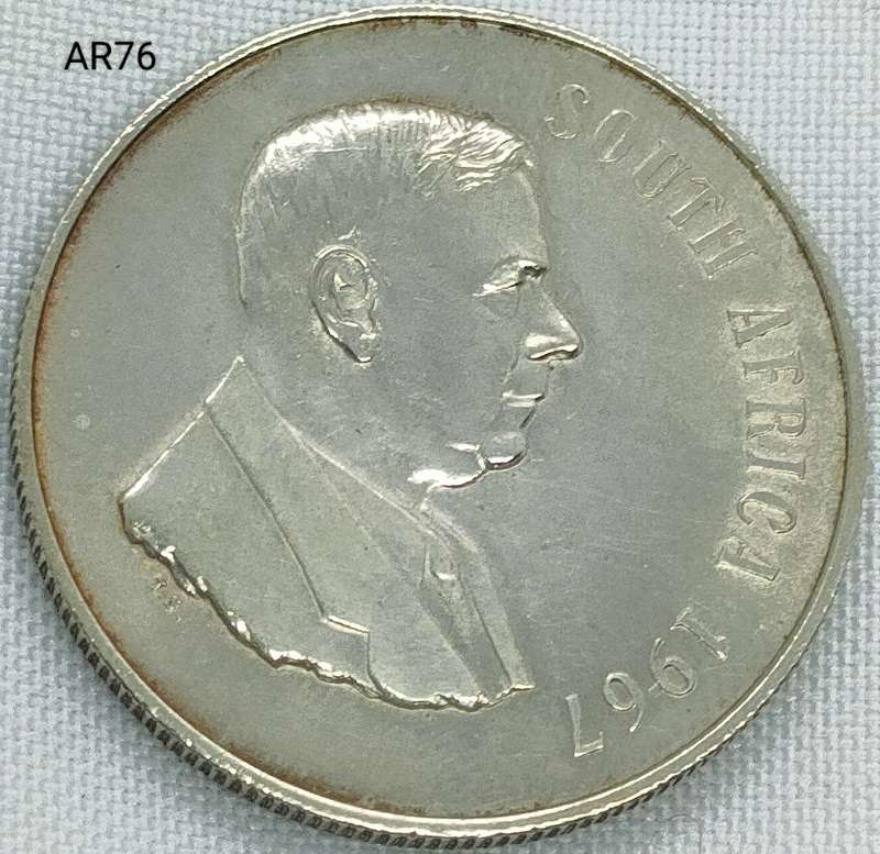 1967 RSA - R1 - .800 silver - proof in capsule