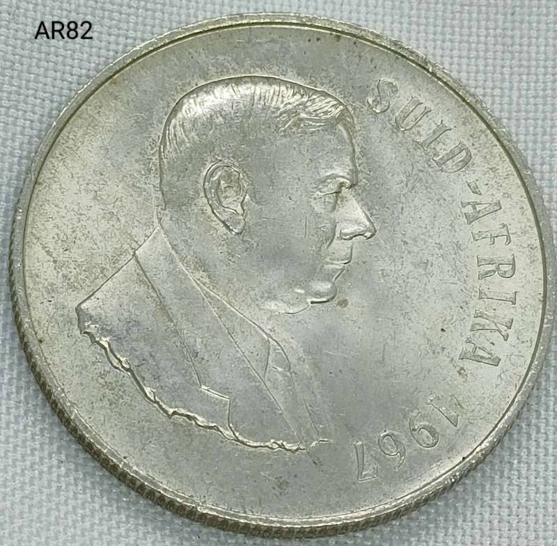 1967 RSA - R1 - .800 silver - proof in capsule