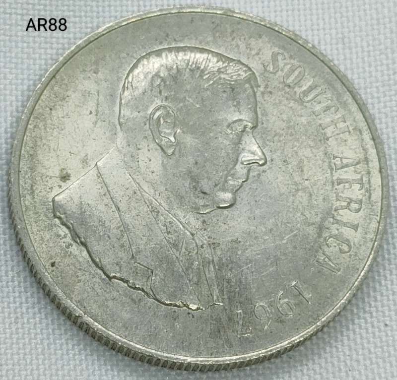 1967 RSA - R1 - .800 silver - proof in capsule