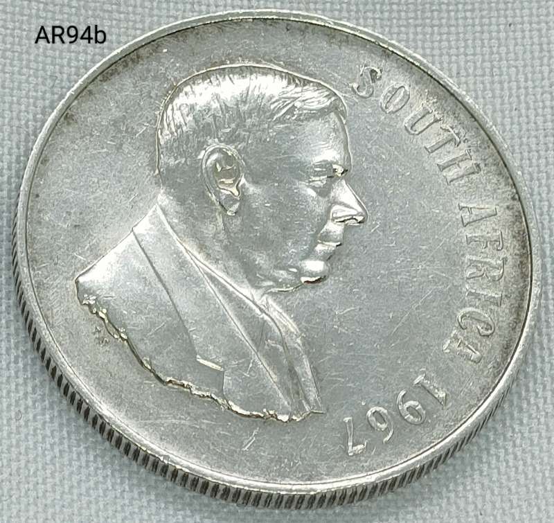 1967 RSA - R1 - .800 silver - proof in capsule