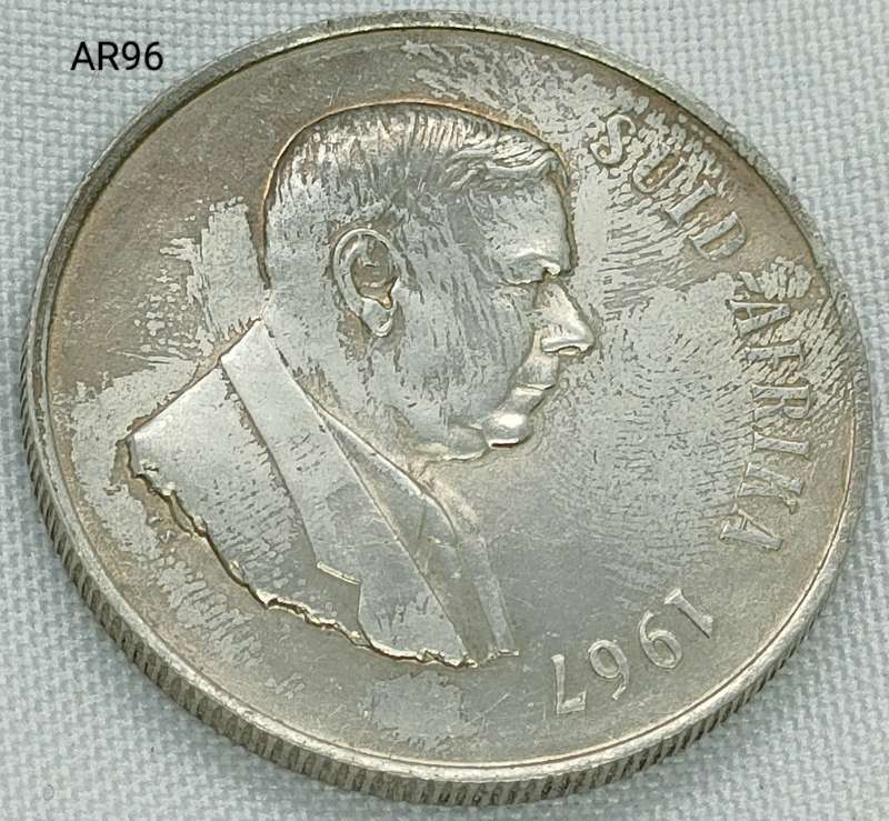 1967 RSA - R1 - .800 silver - proof in capsule