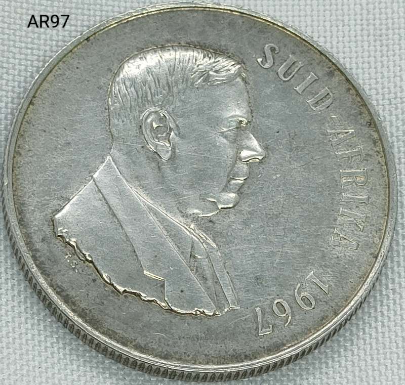 1967 RSA - R1 - .800 silver - proof in capsule