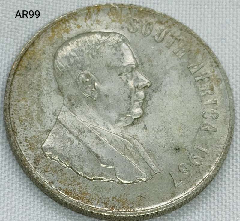 1967 RSA - R1 - .800 silver - proof in capsule