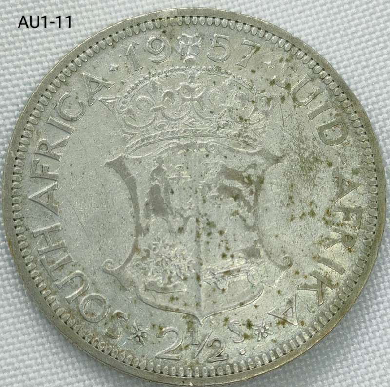 1957 Union of SA 2 1/2 shillings - half-crown