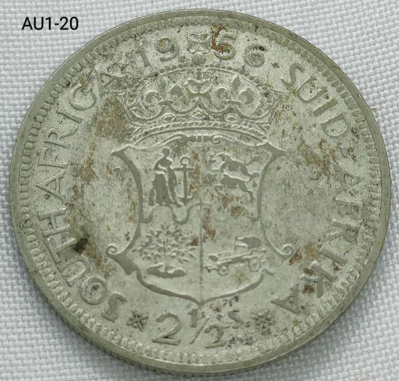 1956 Union of SA 1956 2 1/2 shillings - half-crown