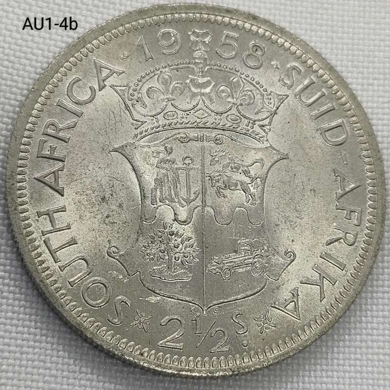 1958 Union of SA 2 1/2 shillings - half crown