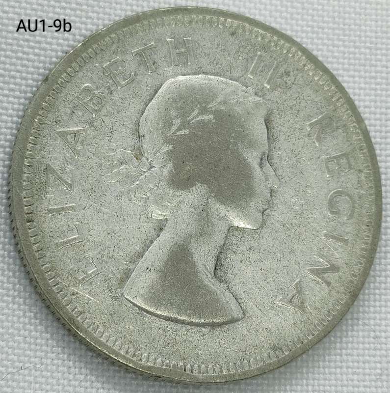 1954 Union of SA - 2 1/2 shillings - half crown