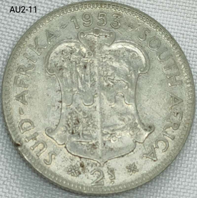 1953 Union of SA 2 shillings - florin
