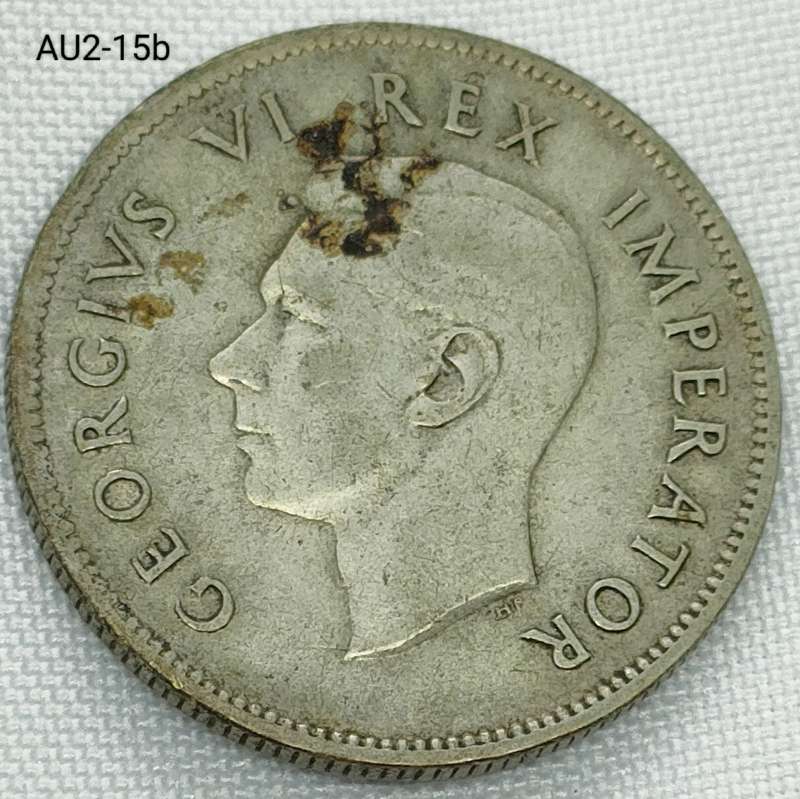 1943 Union of SA 2 shillings florin - .800 silver coin