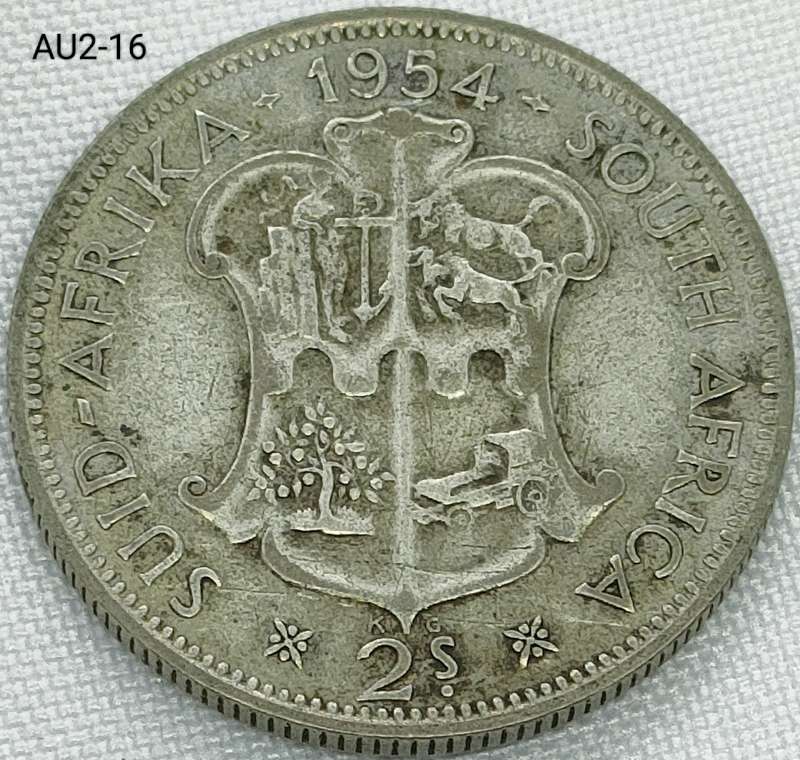 1954 Union of SA:2 shillings florin