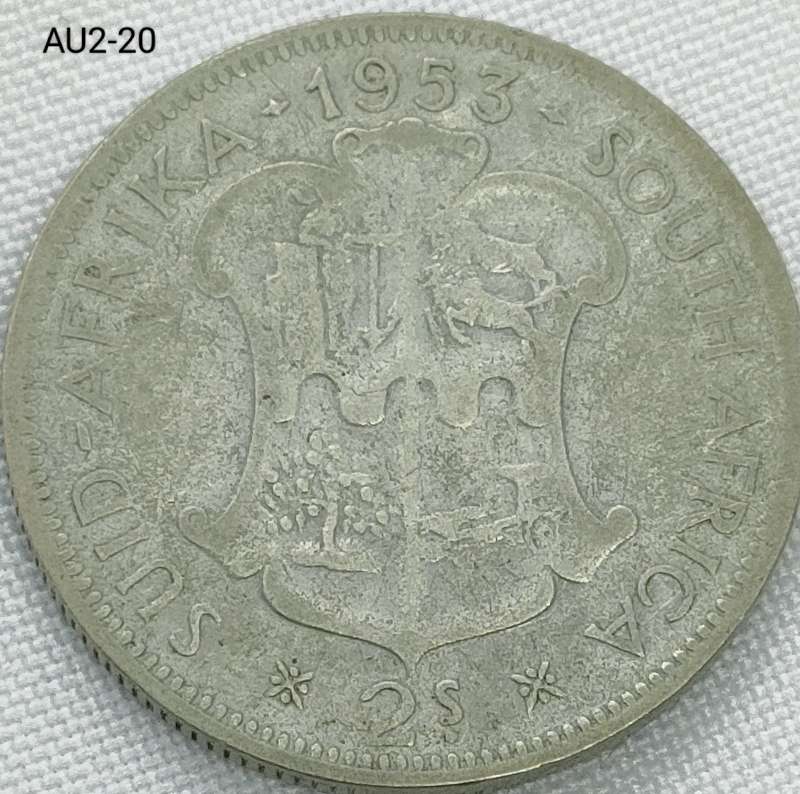1953 Union of SA 2 shillings florin