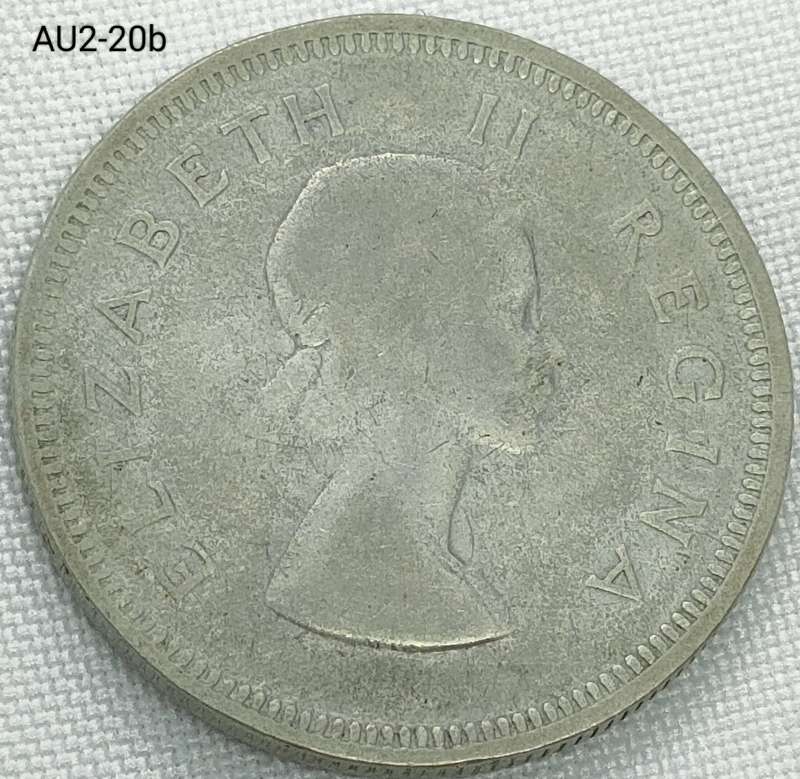 1953 Union of SA 2 shillings florin