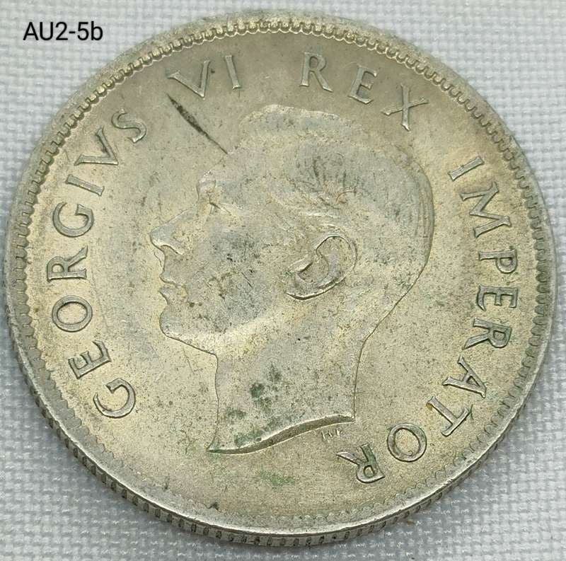 1941 Union of SA 2 shillings - florin -.800 silver coin
