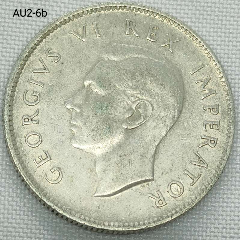 1943 Union of SA 2 shillings - florin -.800 silver coin