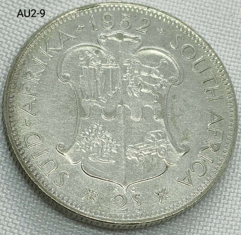 1952 Union of SA 2 shillings - florin