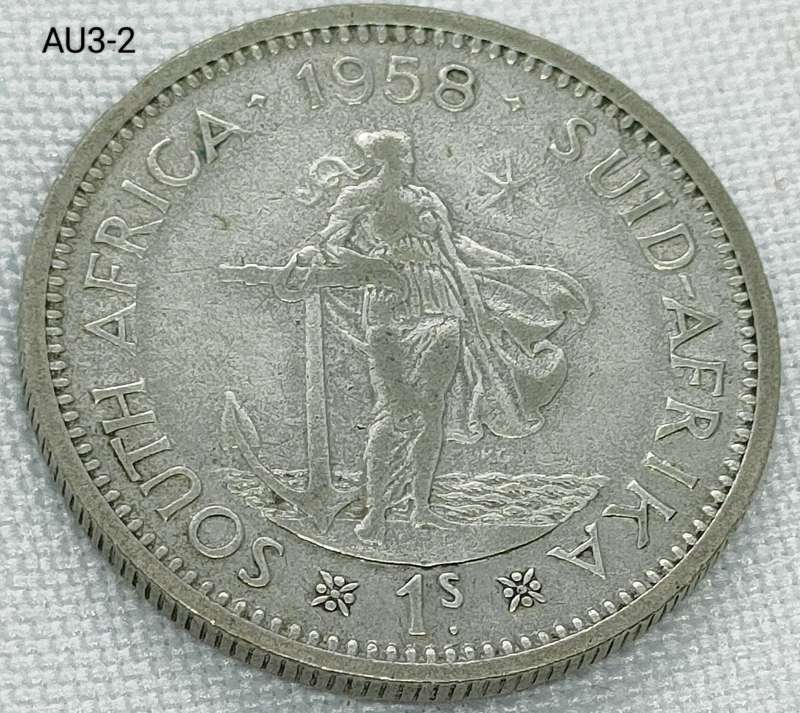 1958 Union of SA 1 shilling