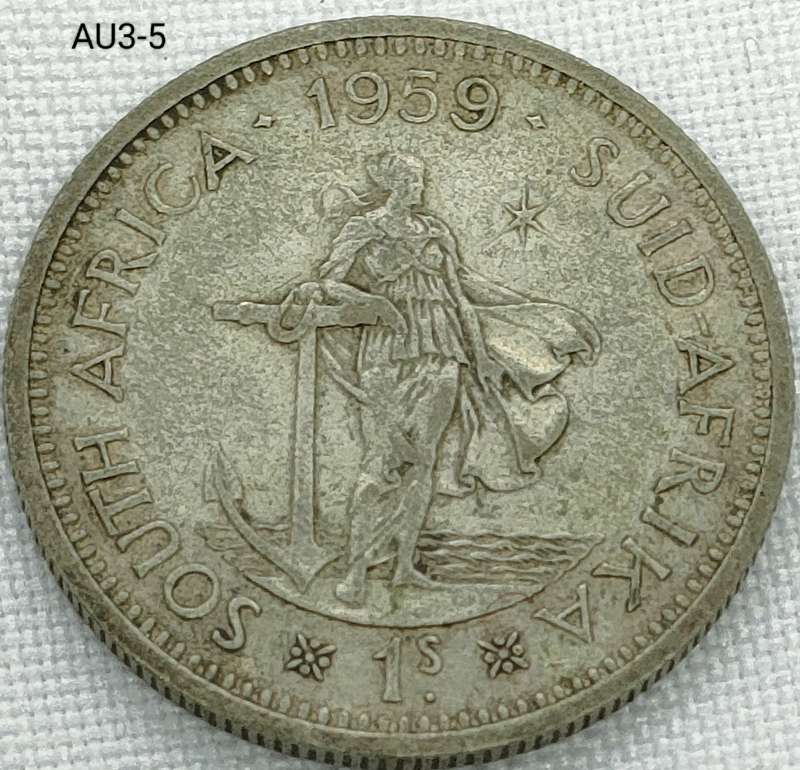 1959 Union of SA 1 shilling