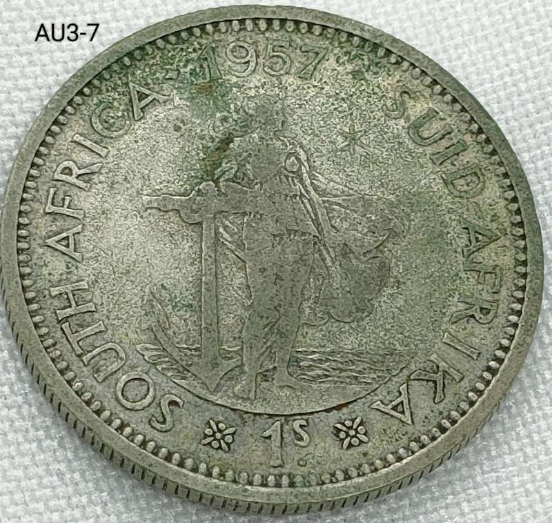 1957 Union of SA 1 shilling