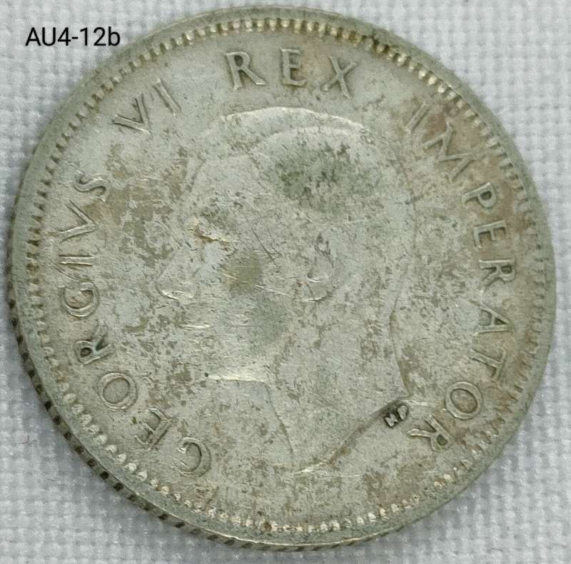 1940 Union of SA sixpence - .800 silver coin