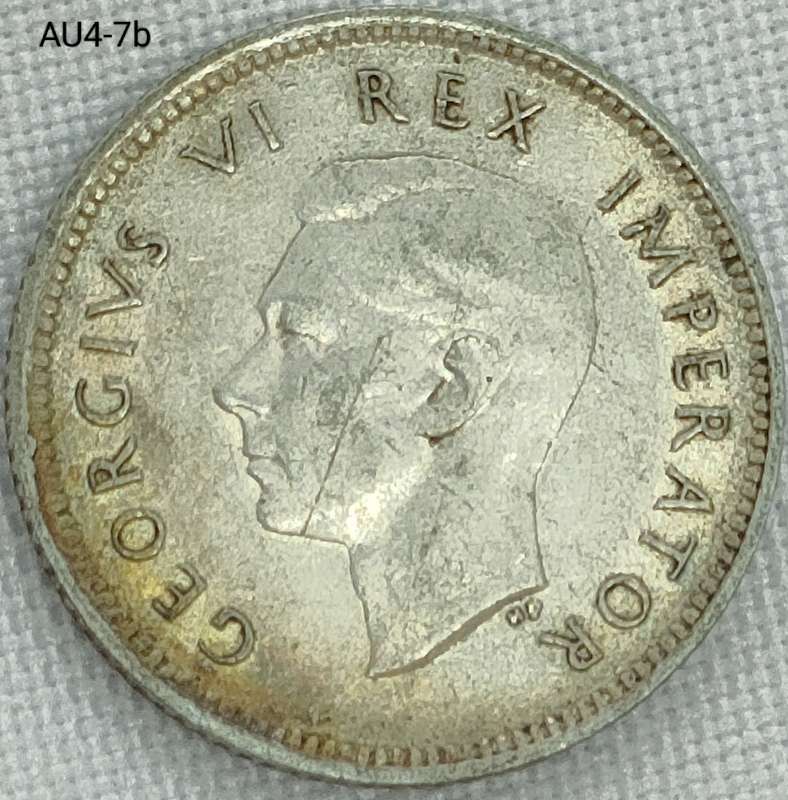 1941 Union of SA sixpence - .800 silver coin