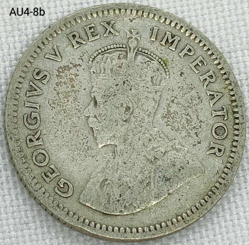 1933 Union of SA sixpence - .800 silver coin
