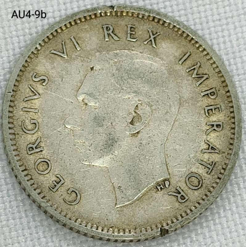 1940 Union of SA sixpence - .800 silver coin
