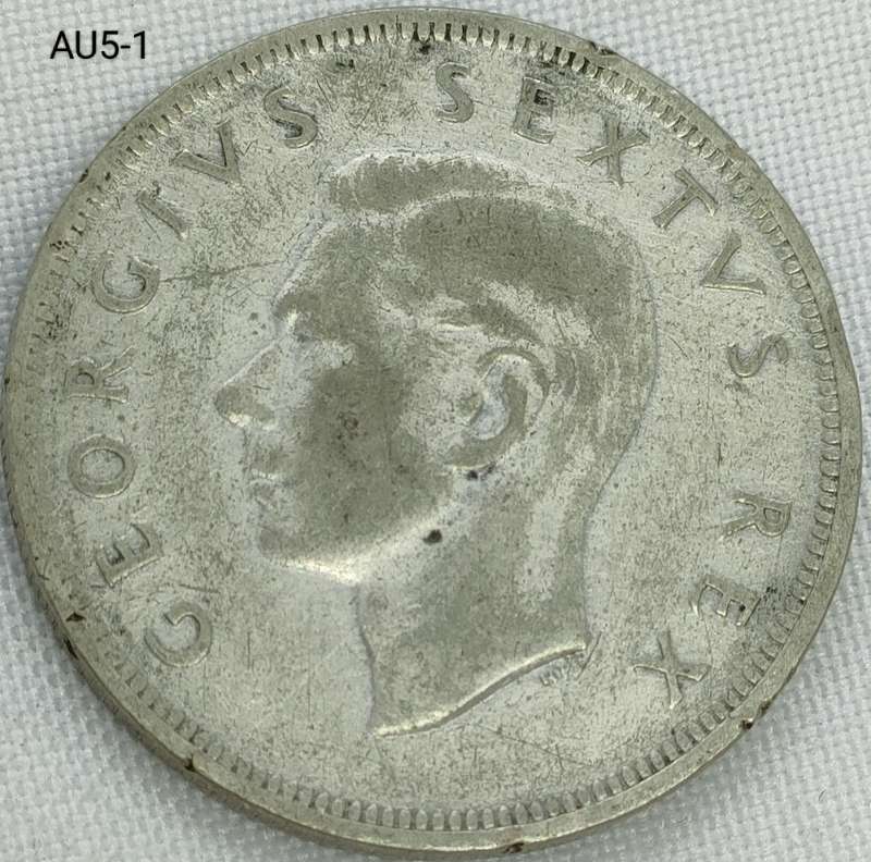1952 Union of SA 2 and a half shillings - .500 silver  filler coin