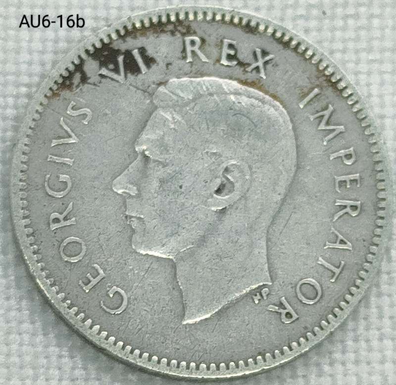 1946 Union of SA threepence - .800 silver coin
